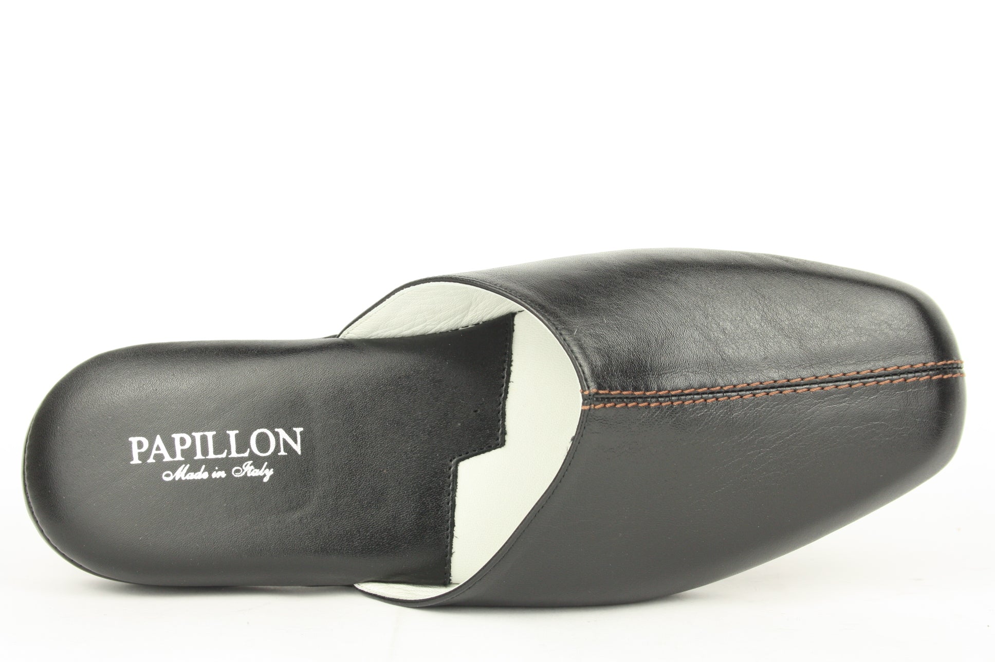 9155 NERO PANTOFOLA PUNTA CHIUSA PANTOFOLE