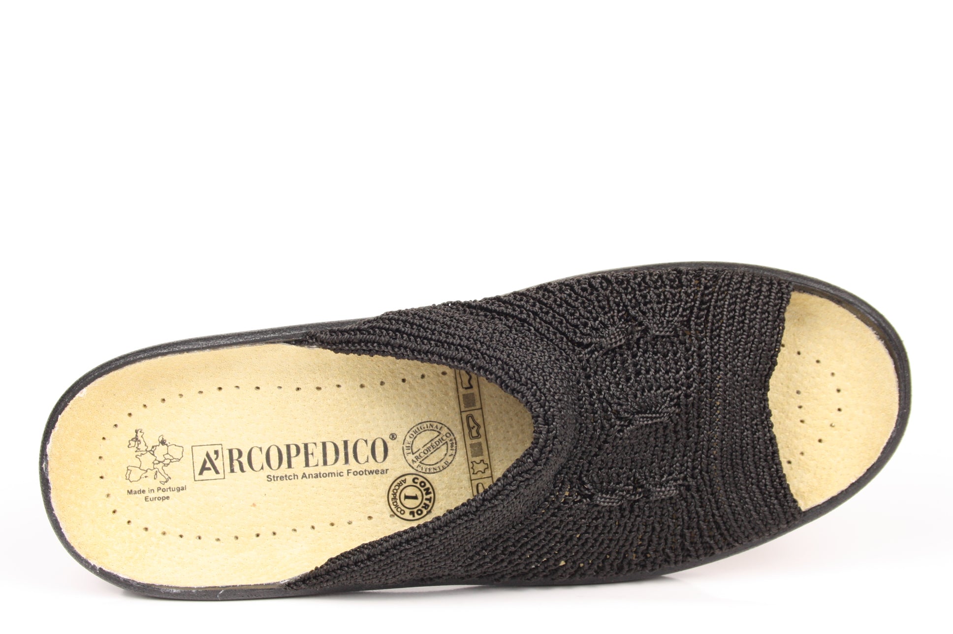 SPLASH 1301 NERO CIABATTA SANDALO DONNA