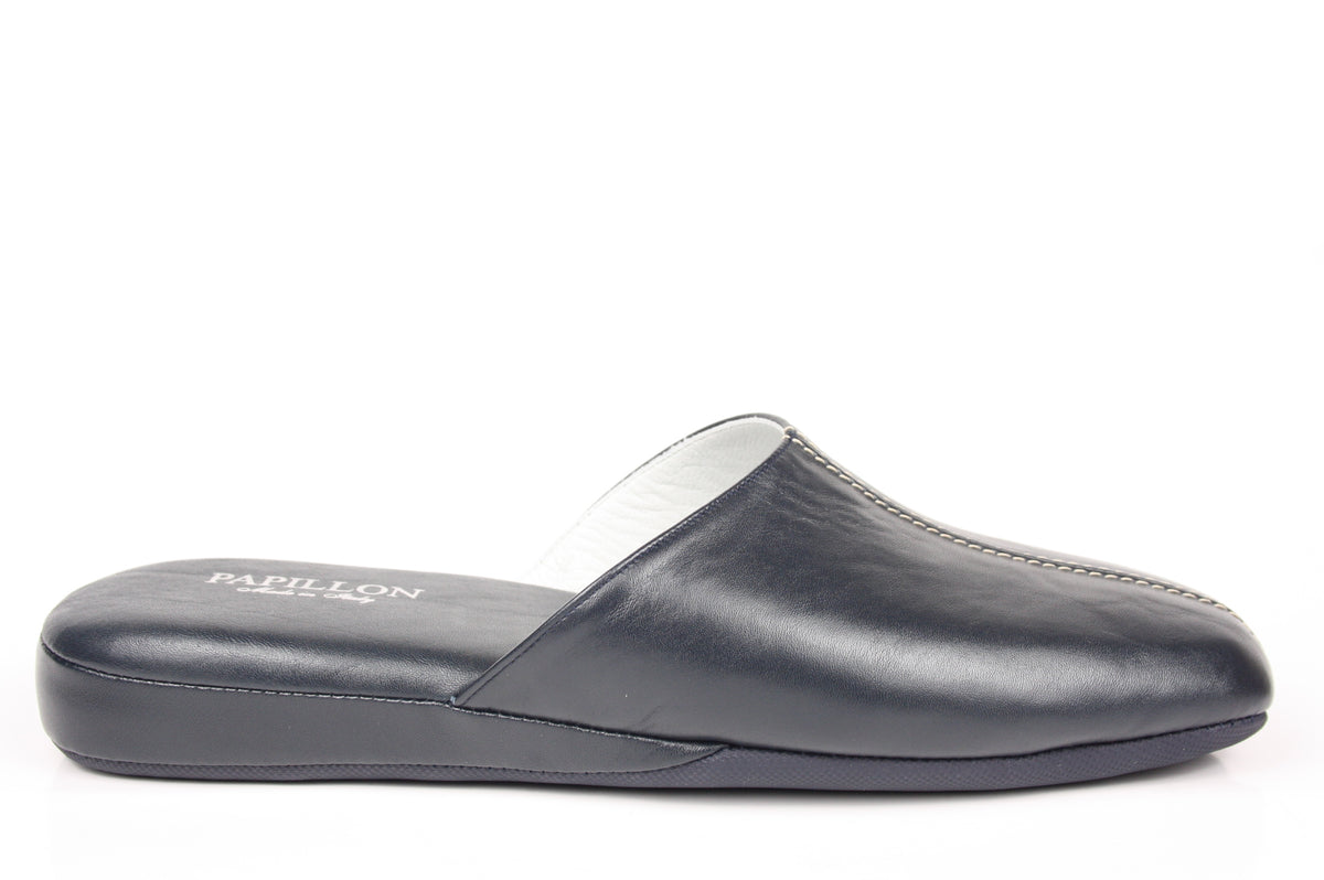 9155 BLU PANTOFOLA PUNTA CHIUSA UOMO