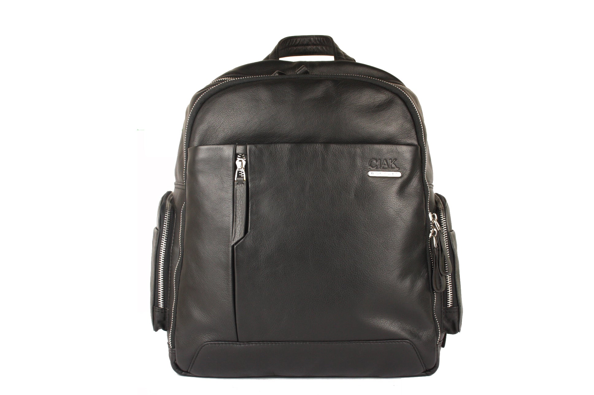 26.01 PELLE NERO ZAINO UOMO ACCESSORI