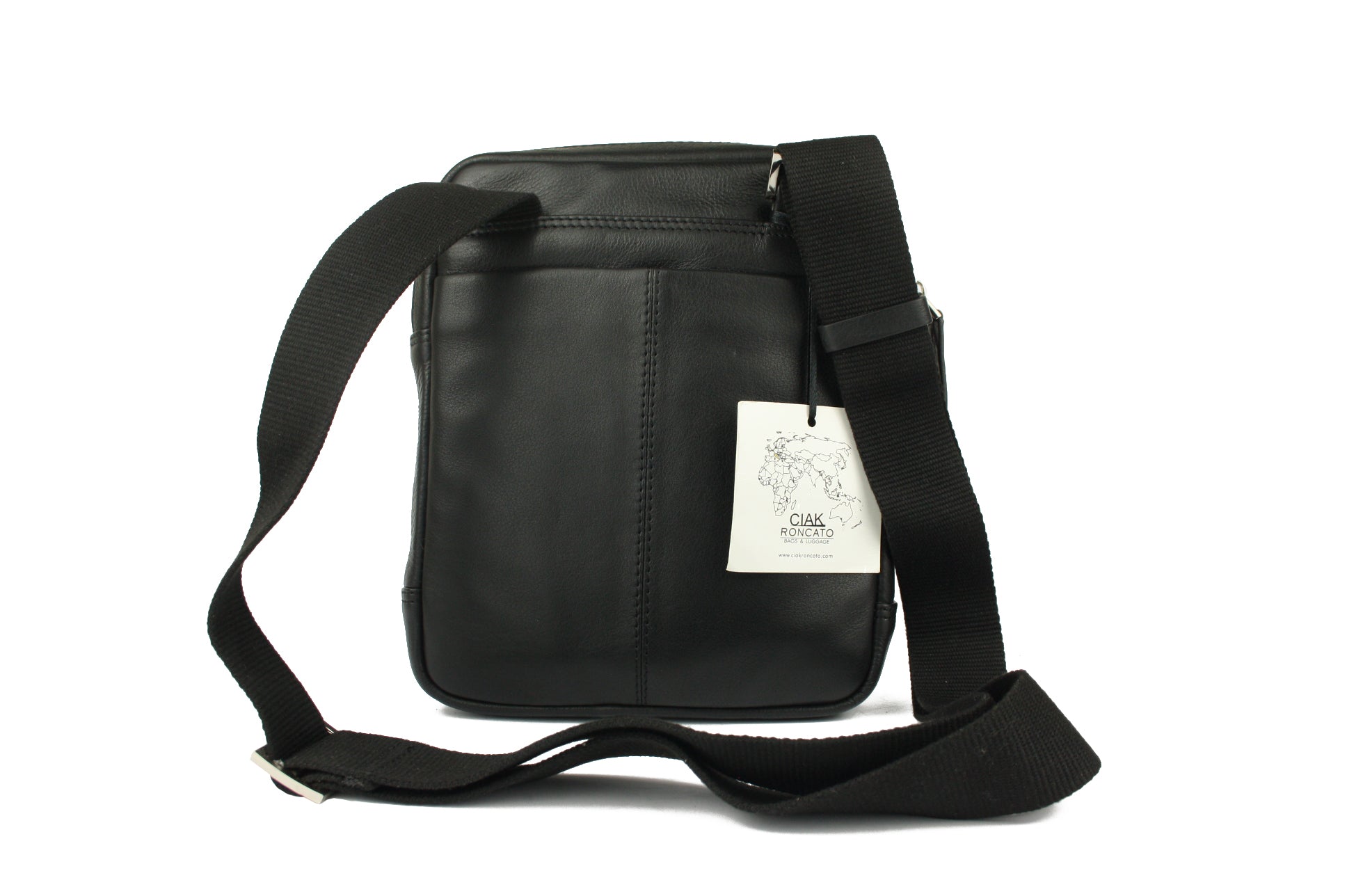 50.01 PELLE NERO BORSELLO UOMO ACCESSORI