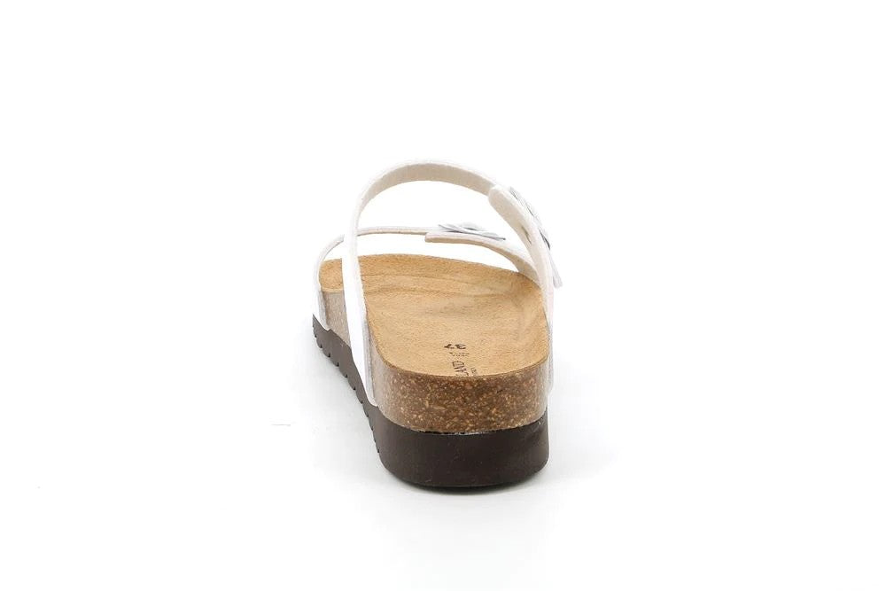 HOLA CB2436 BIANCO CIABATTA SANDALO DONNA