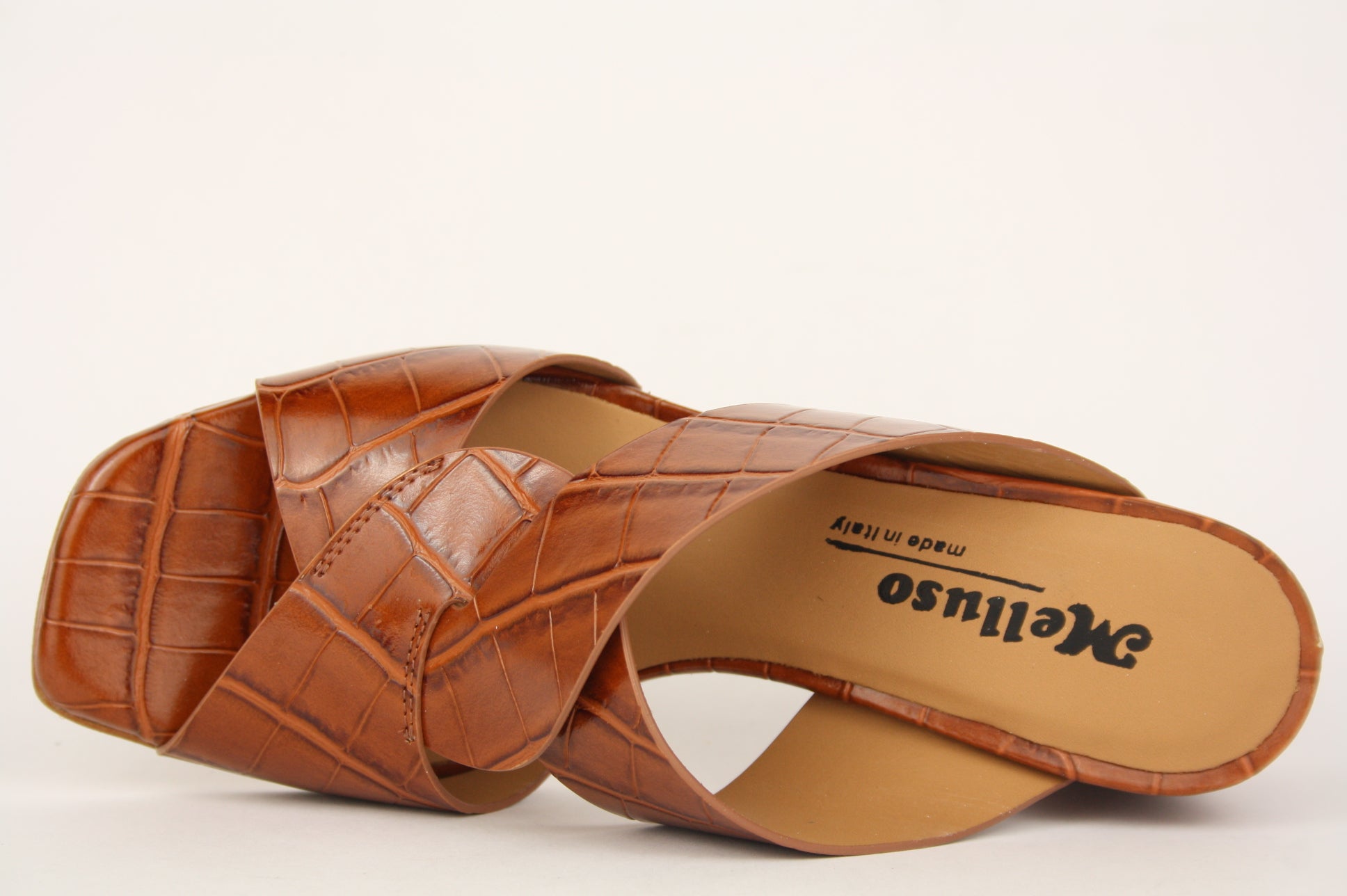 N705 CUOIO CIABATTA SANDALO DONNA
