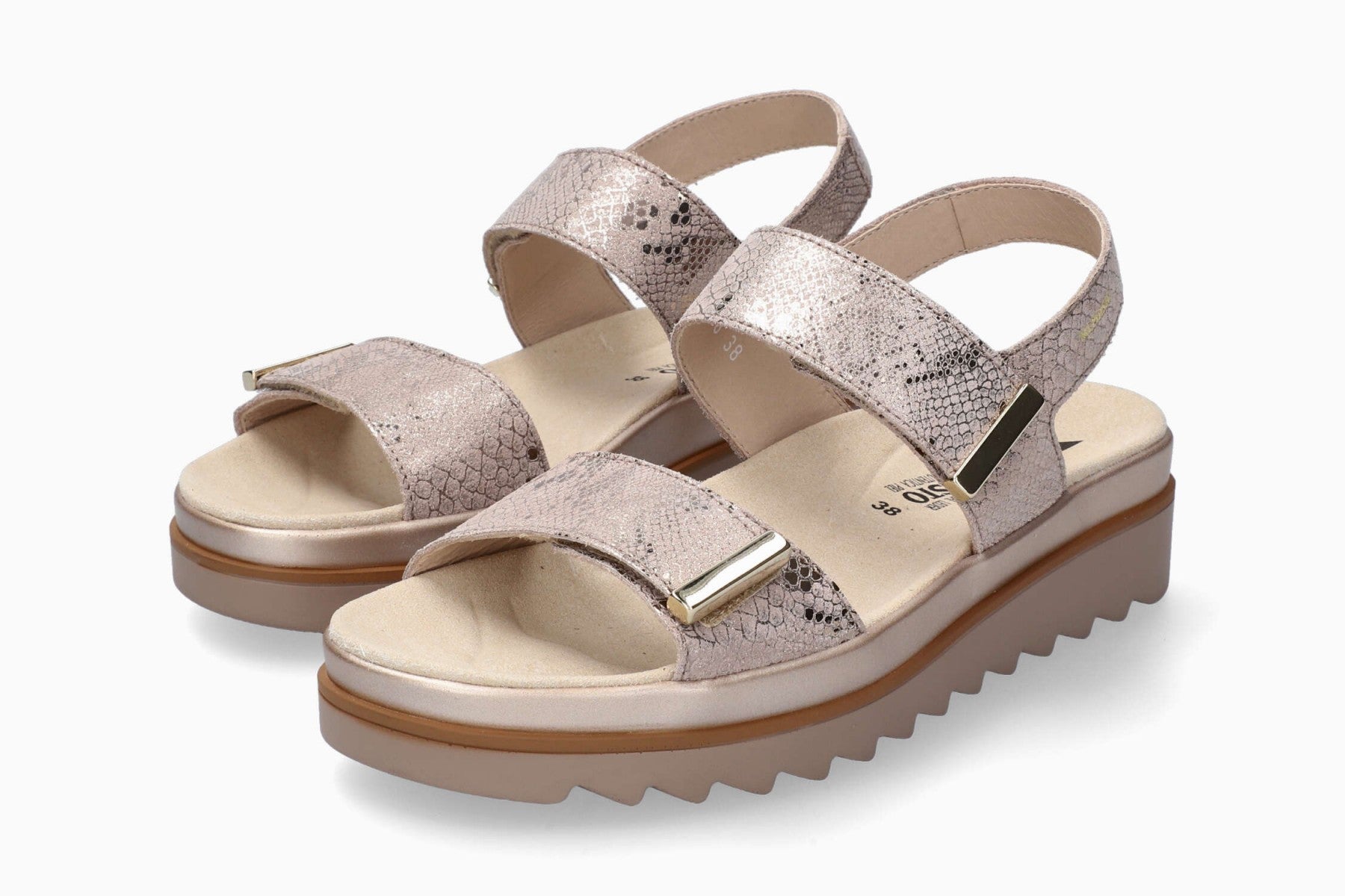 DOMINICA TAUPE SANDALO DONNA