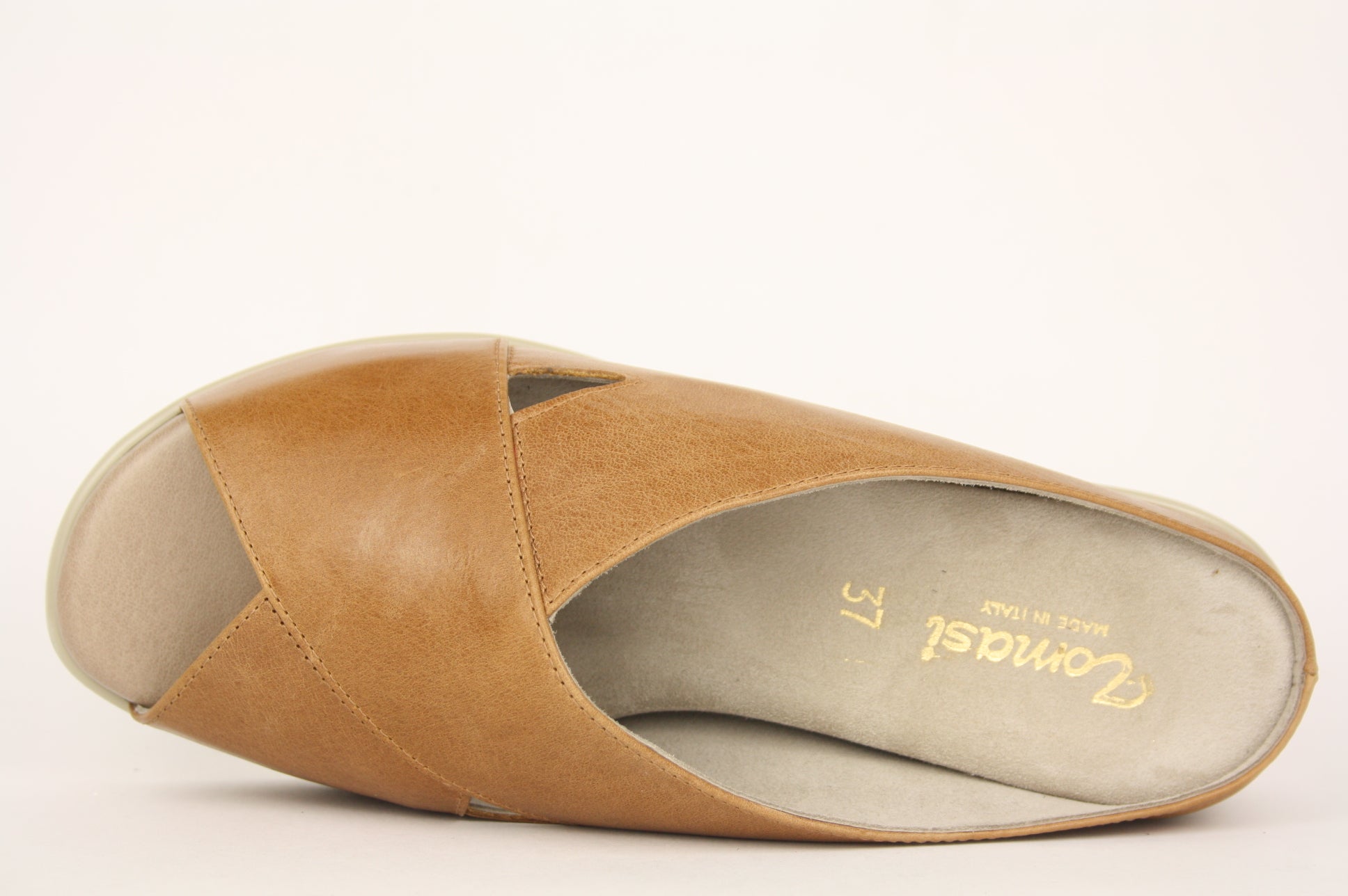 POLDINA S. - PEACE CUOIO CIABATTA SANDALO DONNA
