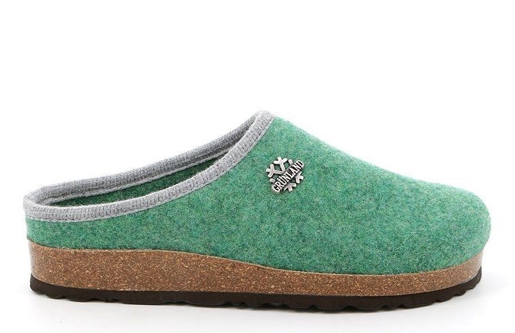 SARA CB0169 VERDE PANTOFOLA PUNTA CHIUSA PANTOFOLE