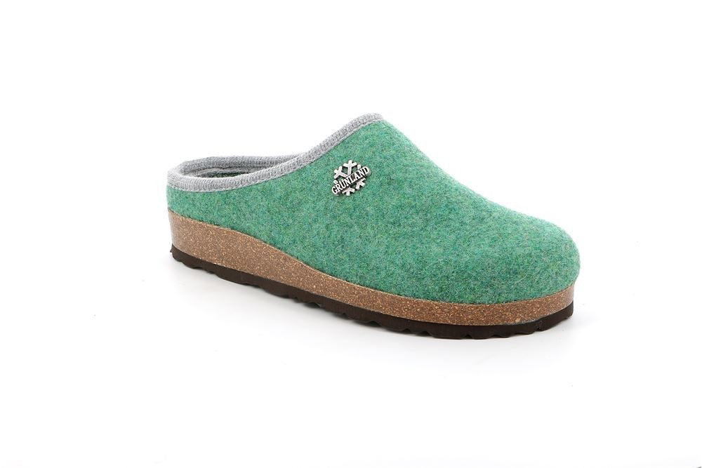 SARA CB0169 VERDE PANTOFOLA PUNTA CHIUSA PANTOFOLE