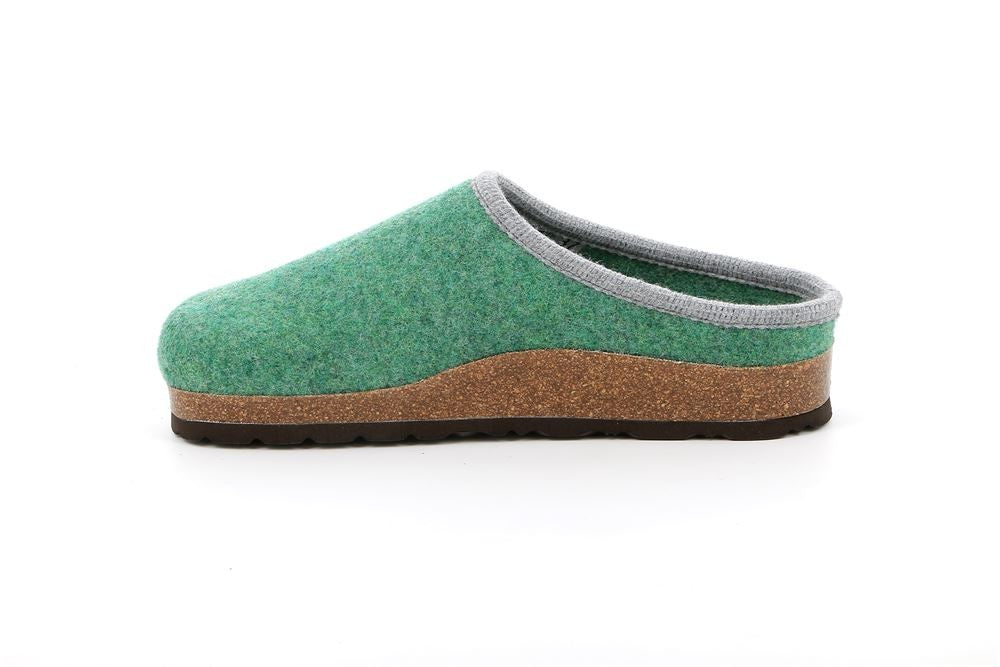 SARA CB0169 VERDE PANTOFOLA PUNTA CHIUSA PANTOFOLE