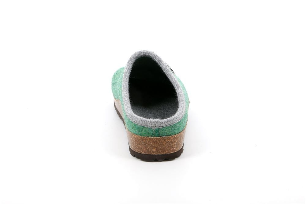 SARA CB0169 VERDE PANTOFOLA PUNTA CHIUSA PANTOFOLE