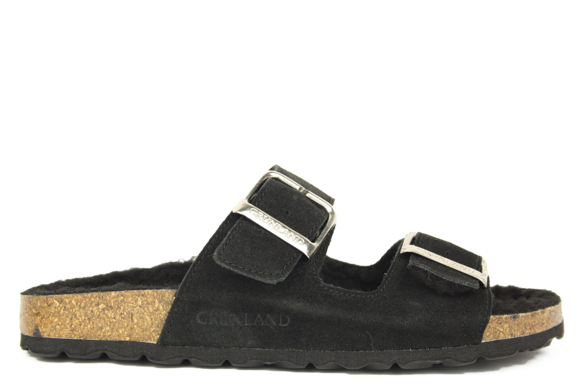 SARA CB2586 NERO PANTOFOLA PUNTA APERTA PANTOFOLE