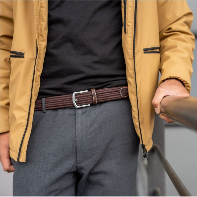 CLUB BELT MARRON CINTURA UOMO ACCESSORI