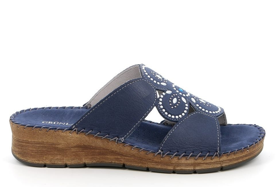 PALO CI2924 BLU CIABATTA SANDALO DONNA