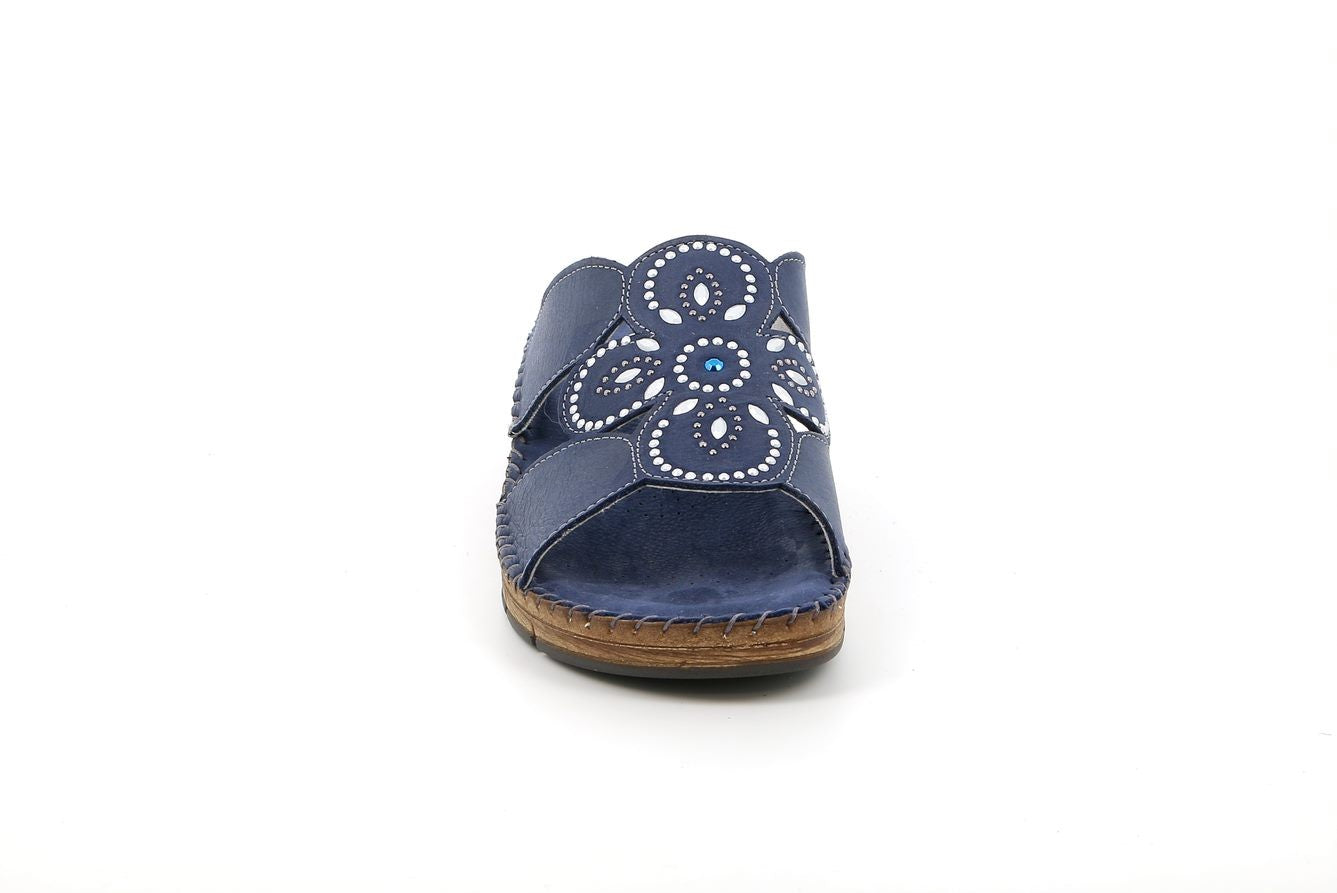 PALO CI2924 BLU CIABATTA SANDALO DONNA