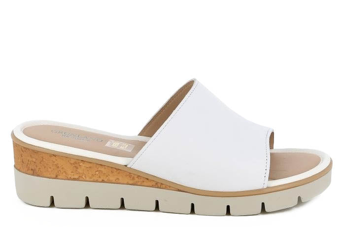 PAFO CI2897 BIANCO CIABATTA SANDALO DONNA