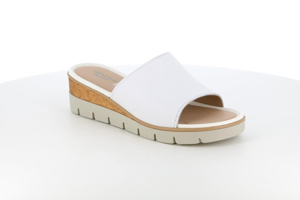 PAFO CI2897 BIANCO CIABATTA SANDALO DONNA