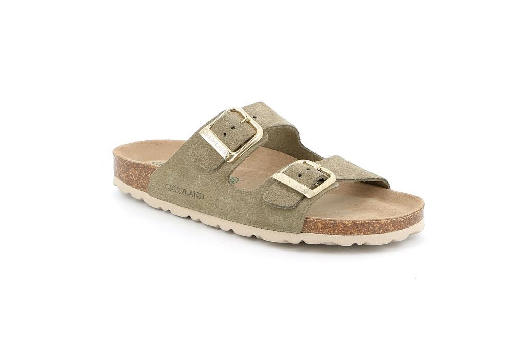 SARA CB2631 OLIVA CIABATTA SANDALO DONNA
