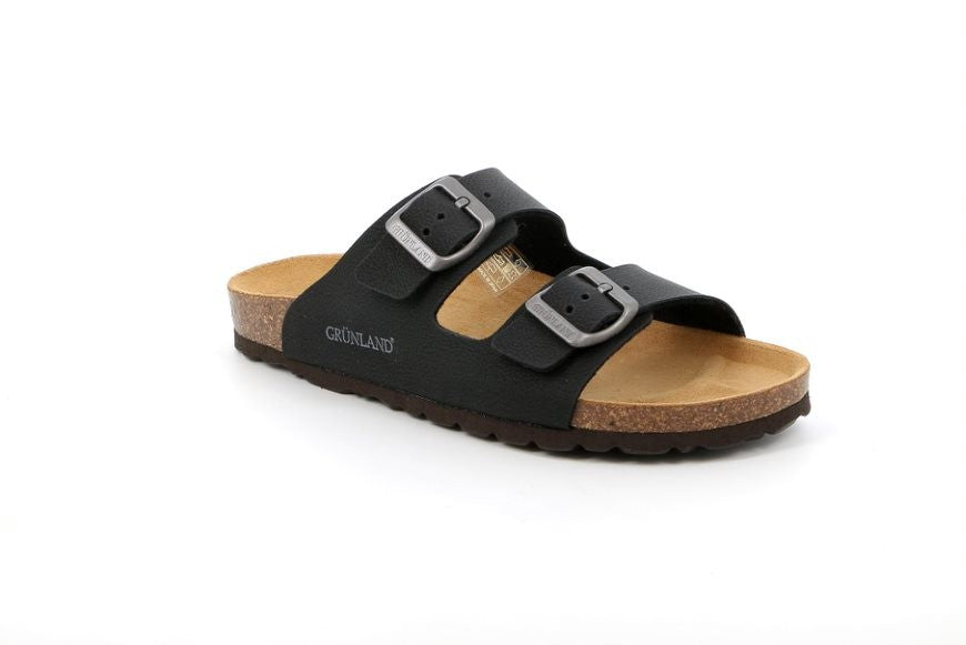 SARA CB1557 NERO CIABATTA SANDALO DONNA