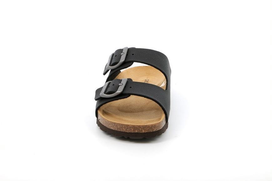 SARA CB1557 NERO CIABATTA SANDALO DONNA