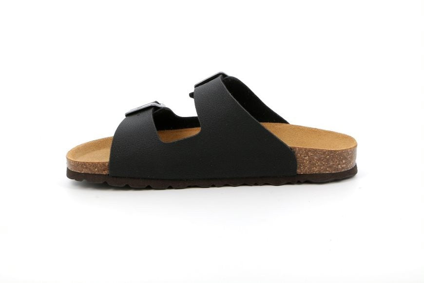 SARA CB1557 NERO CIABATTA SANDALO DONNA