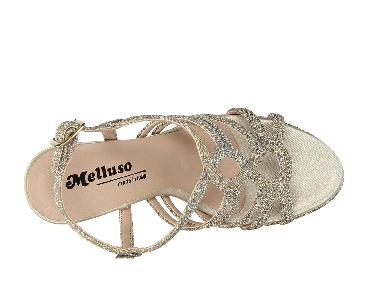 J618 PLATINO SANDALO DONNA