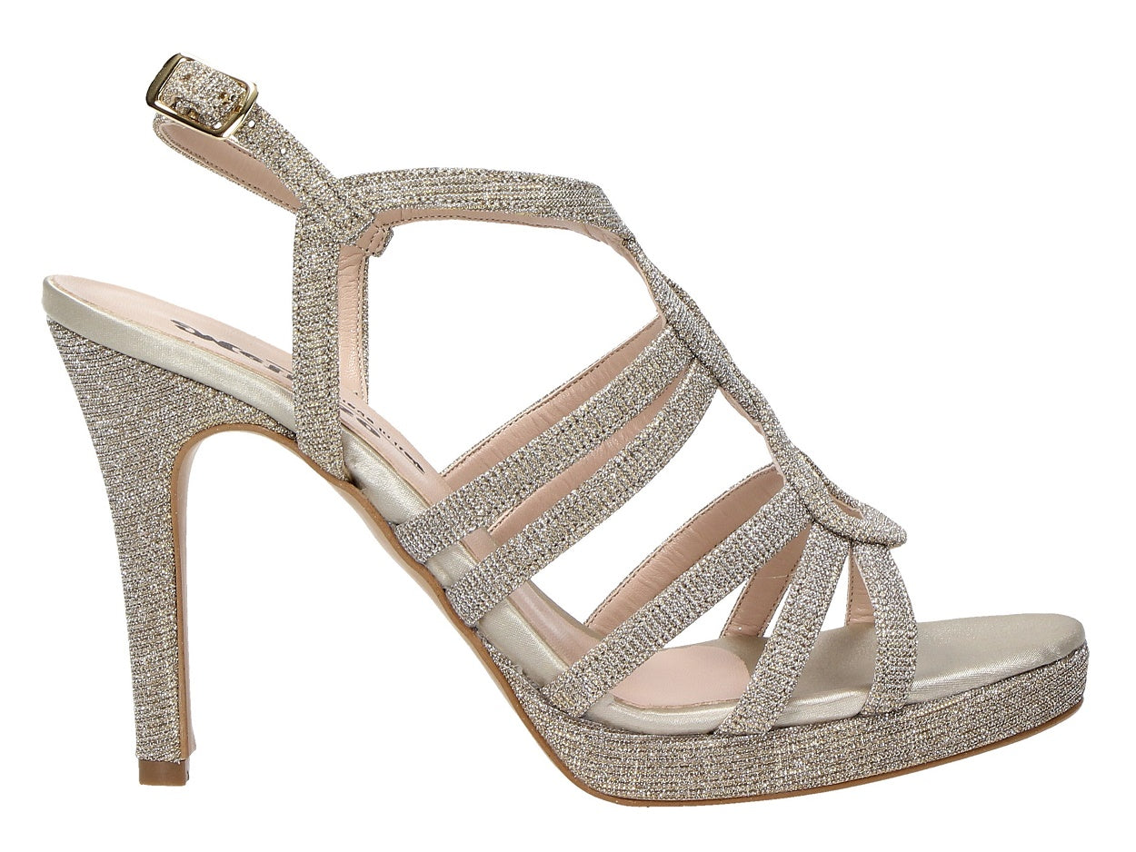 J618 PLATINO SANDALO DONNA