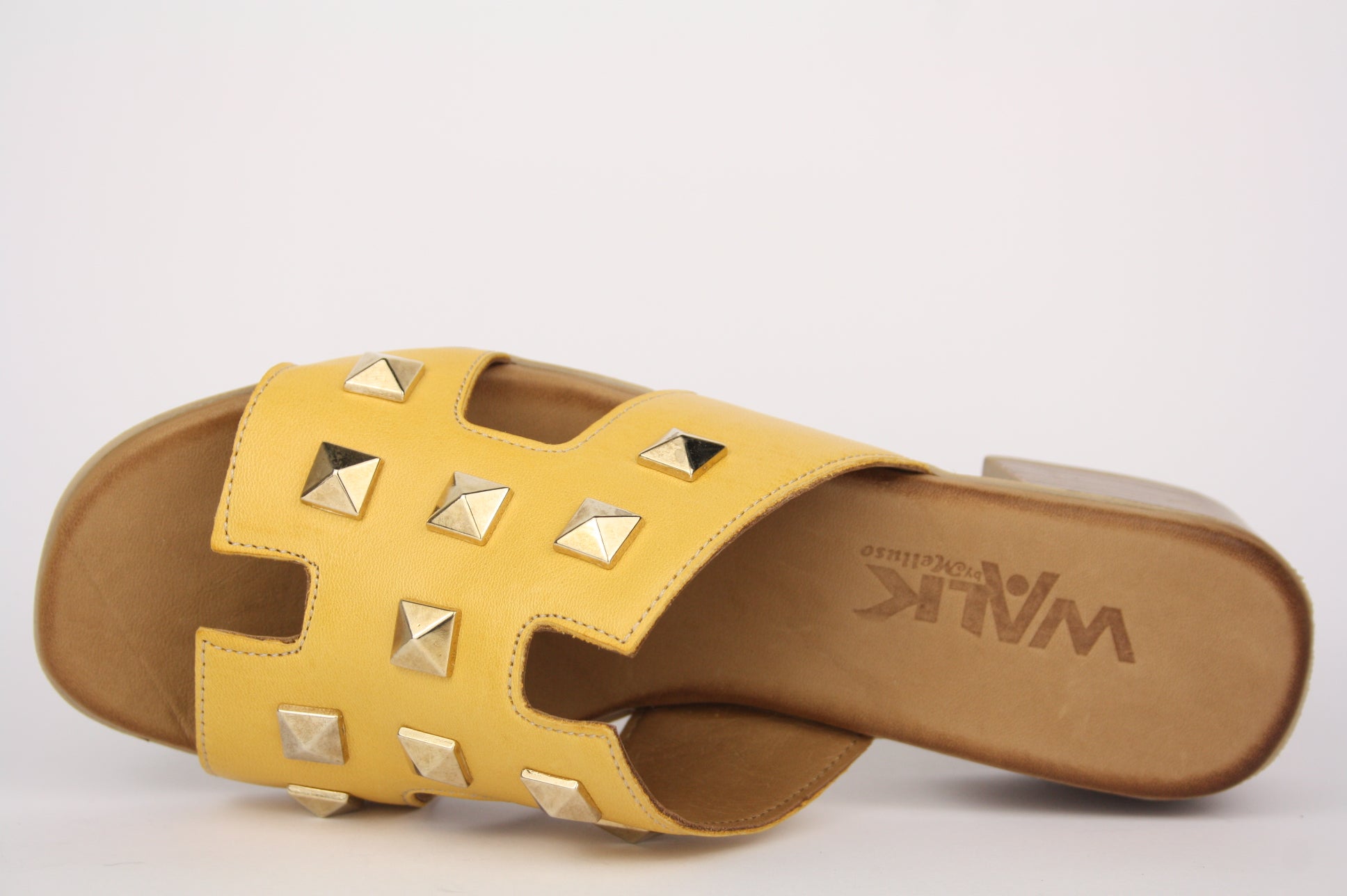 K56018B GIALLO CIABATTA SANDALO DONNA
