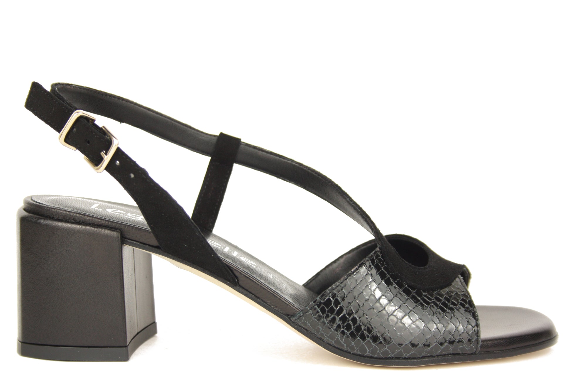 610 NERO SANDALO DONNA