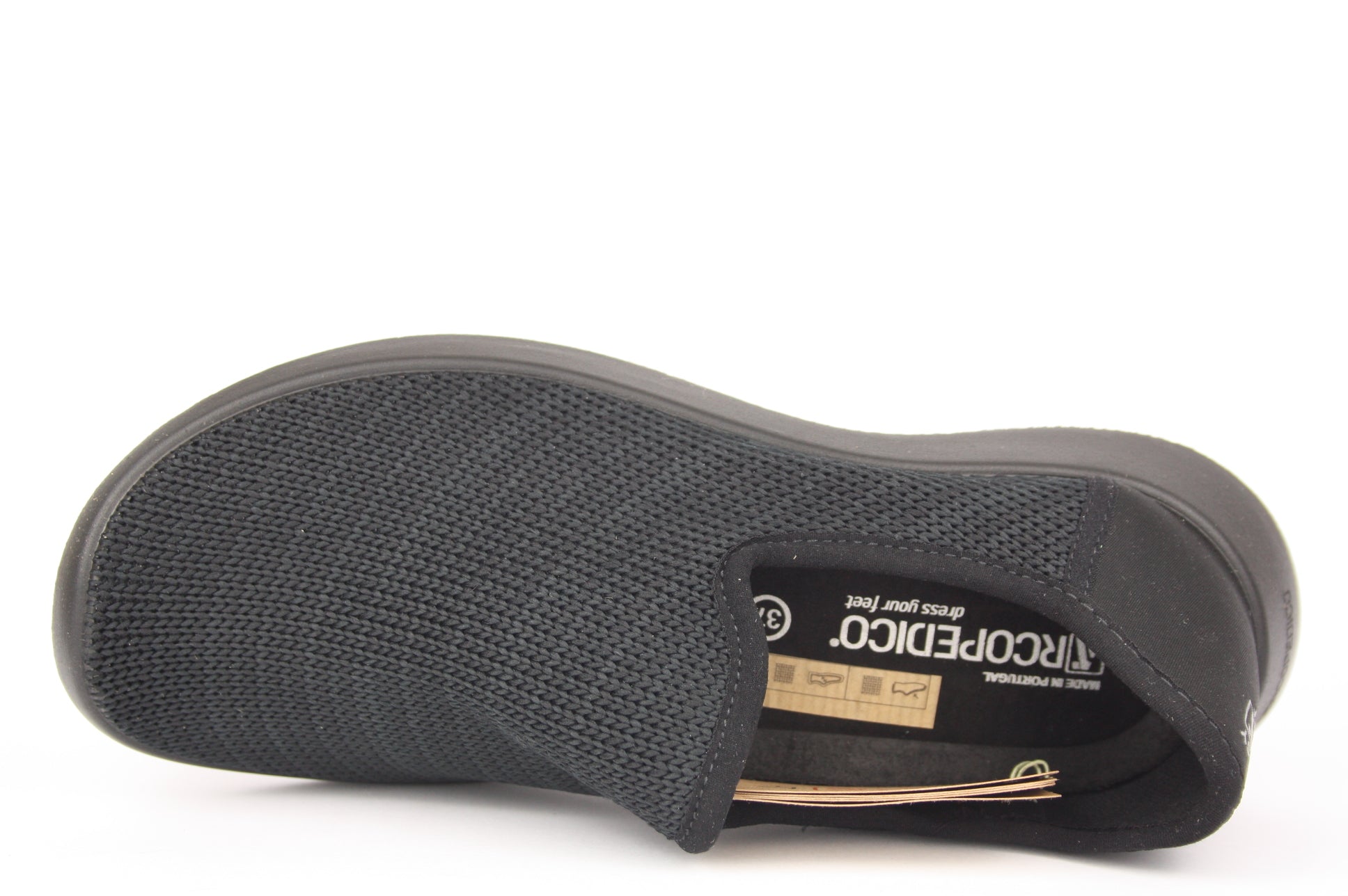 GAIA 1741 NERO SLIP ON DONNA