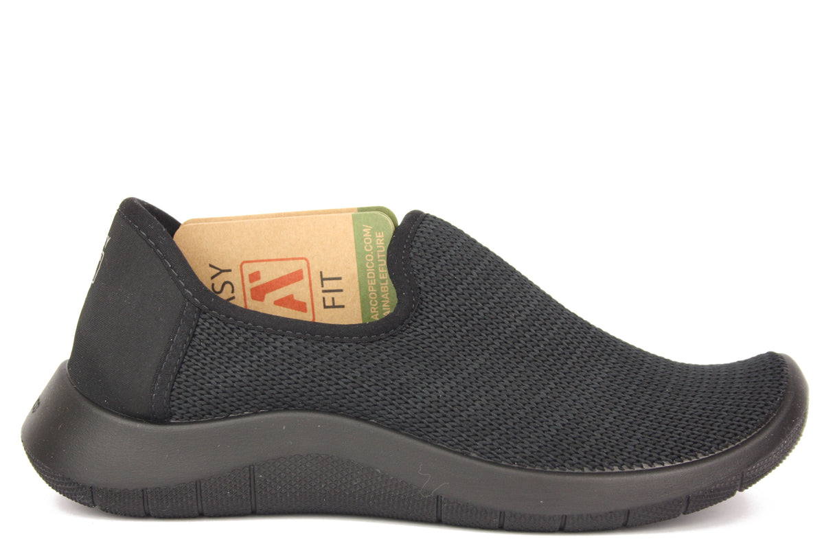 GAIA 1741 NERO SLIP ON DONNA