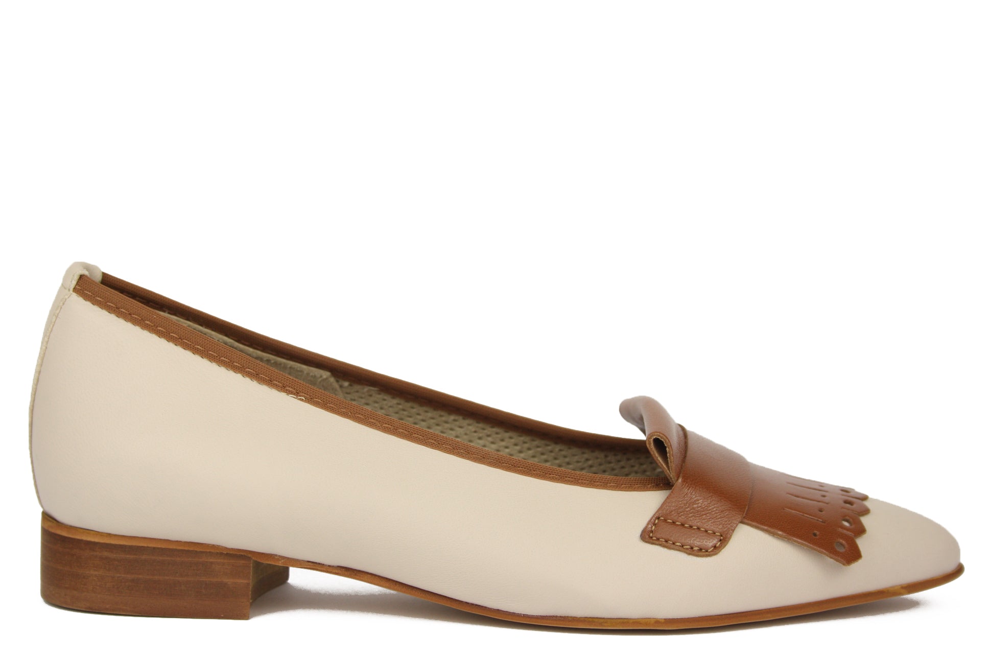 1625 BEIGE MOCASSINO DONNA