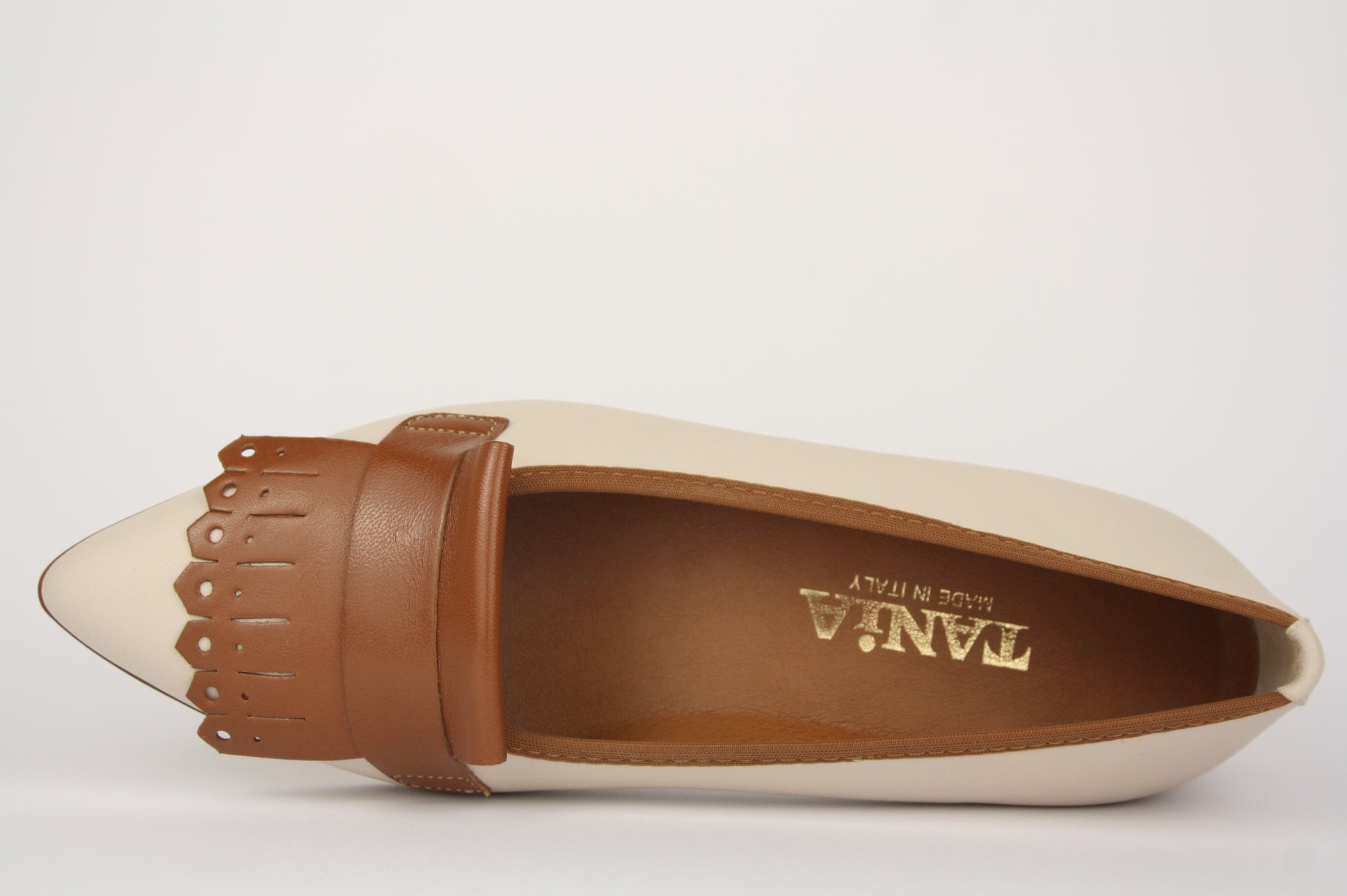 1625 BEIGE MOCASSINO DONNA