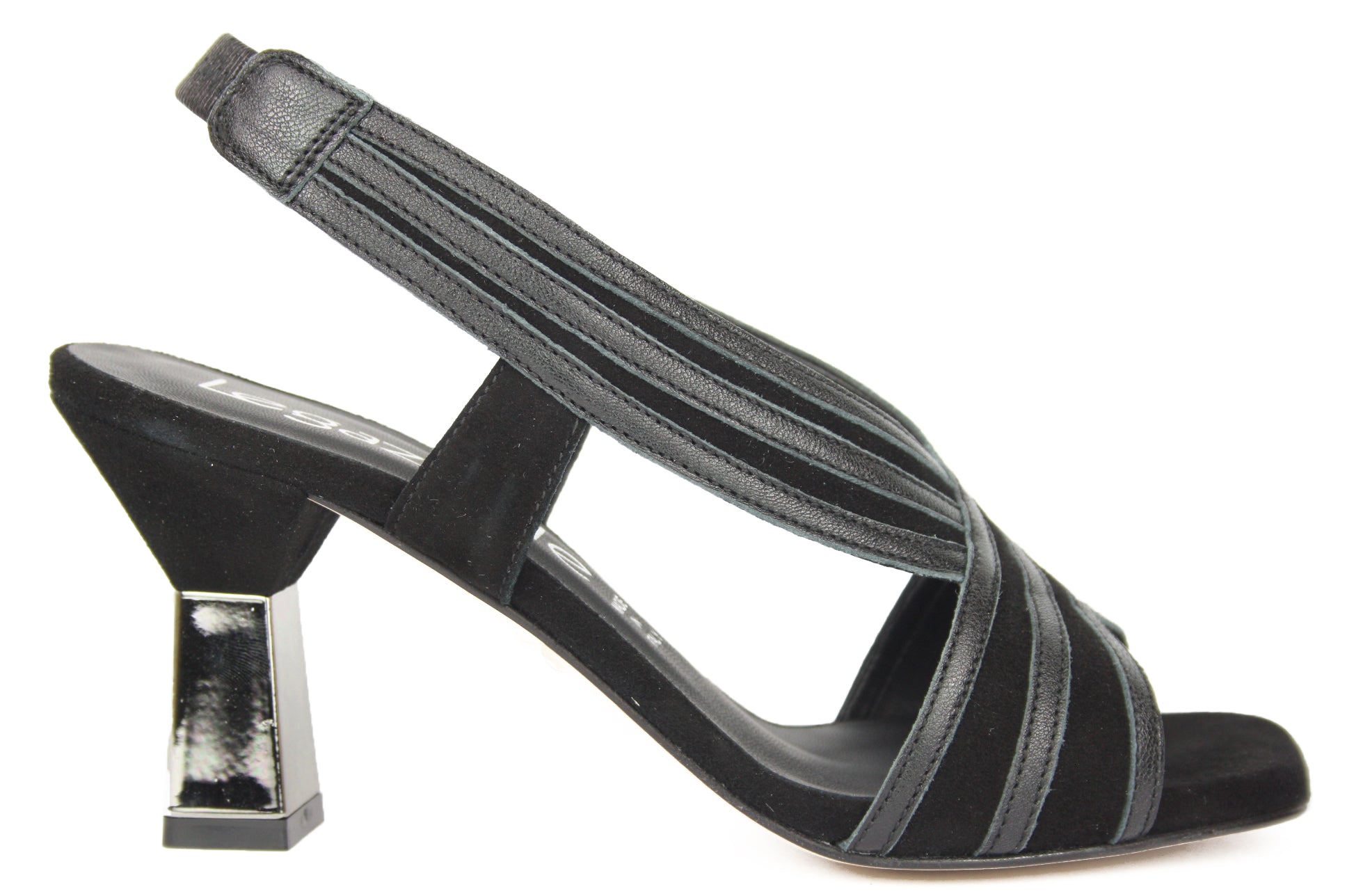 708 NERO SANDALO DONNA
