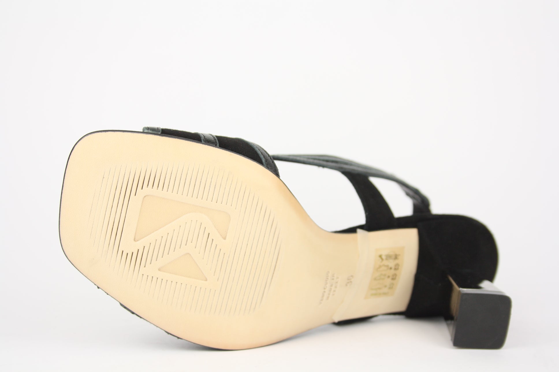708 NERO SANDALO DONNA