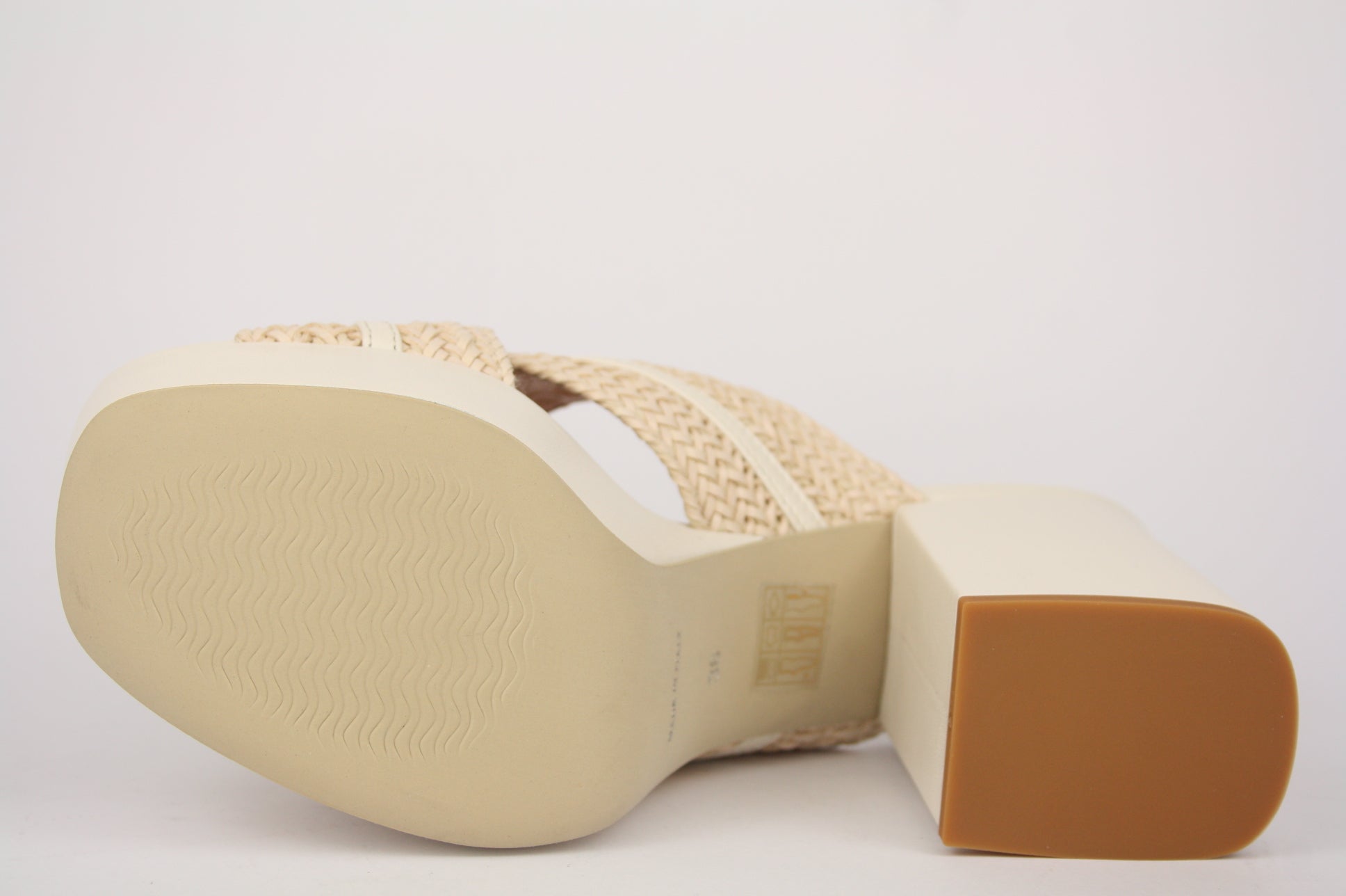 947 BEIGE CIABATTA SANDALO DONNA