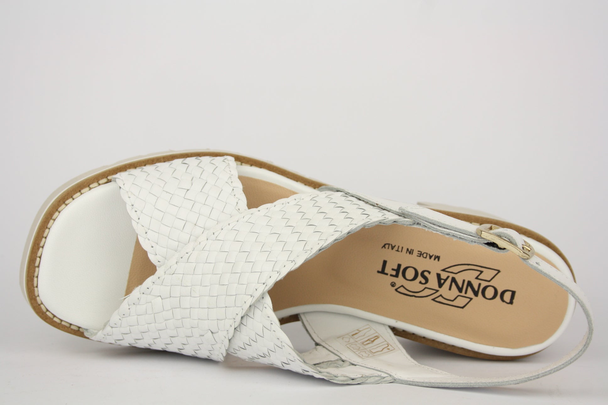 D1442 BIANCO SANDALO DONNA