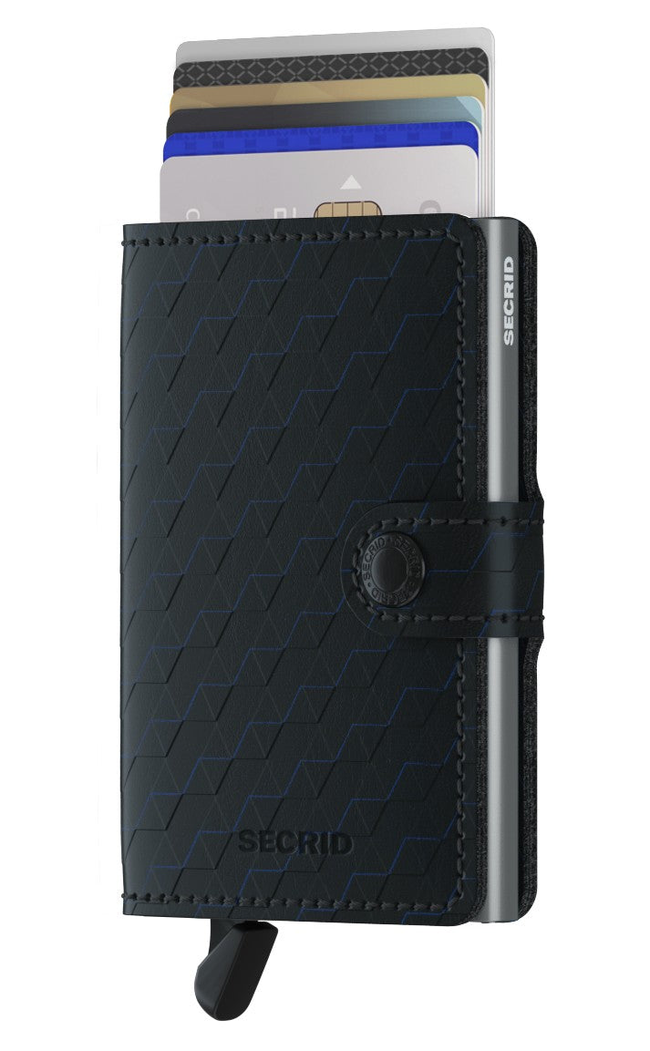 MINIWALLET OPTICAL NERO MINI PORTAFOGLO PORTACARD UNISEX ACCESSORI