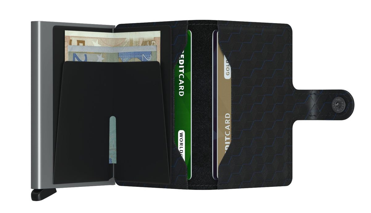MINIWALLET OPTICAL NERO MINI PORTAFOGLO PORTACARD UNISEX ACCESSORI