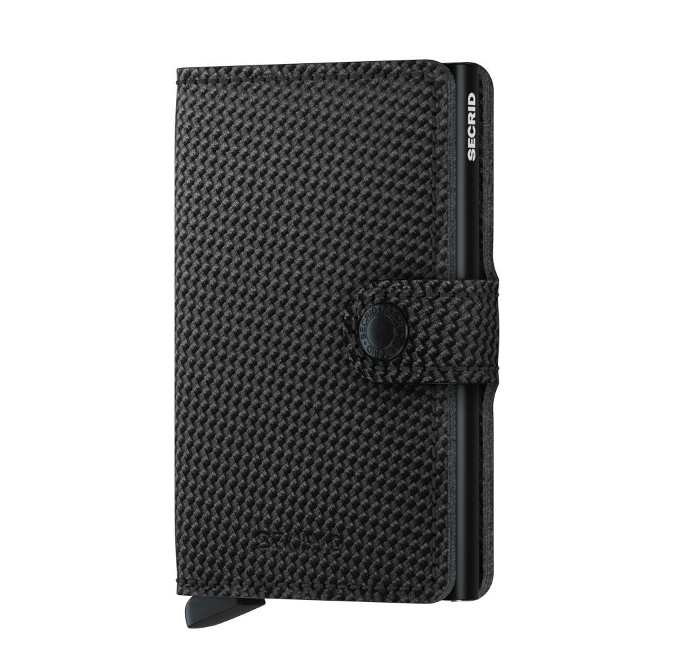 MINIWALLET CARBON NERO MINI PORTAFOGLO PORTACARD UNISEX ACCESSORI
