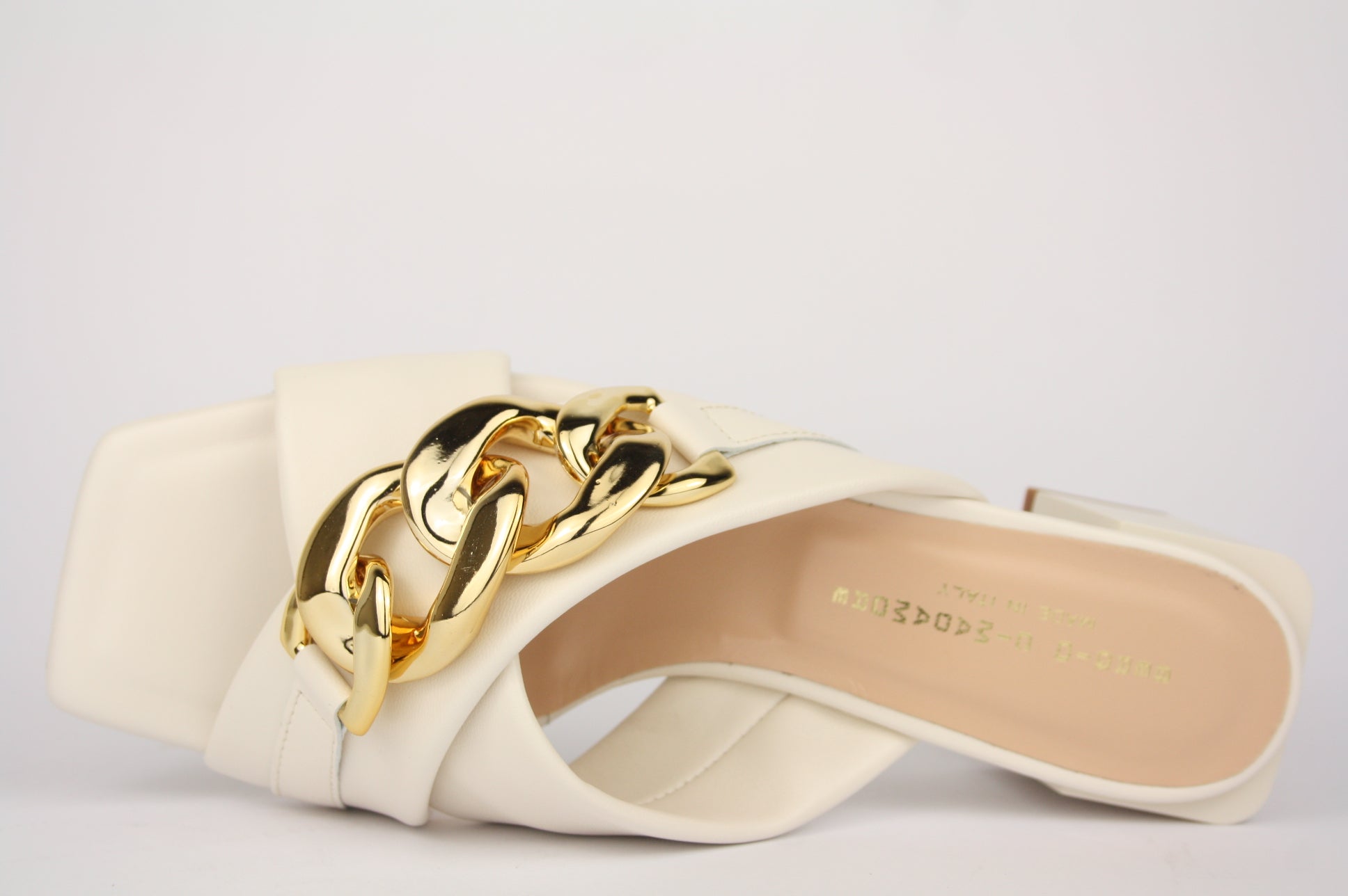962 BEIGE CIABATTA SANDALO DONNA