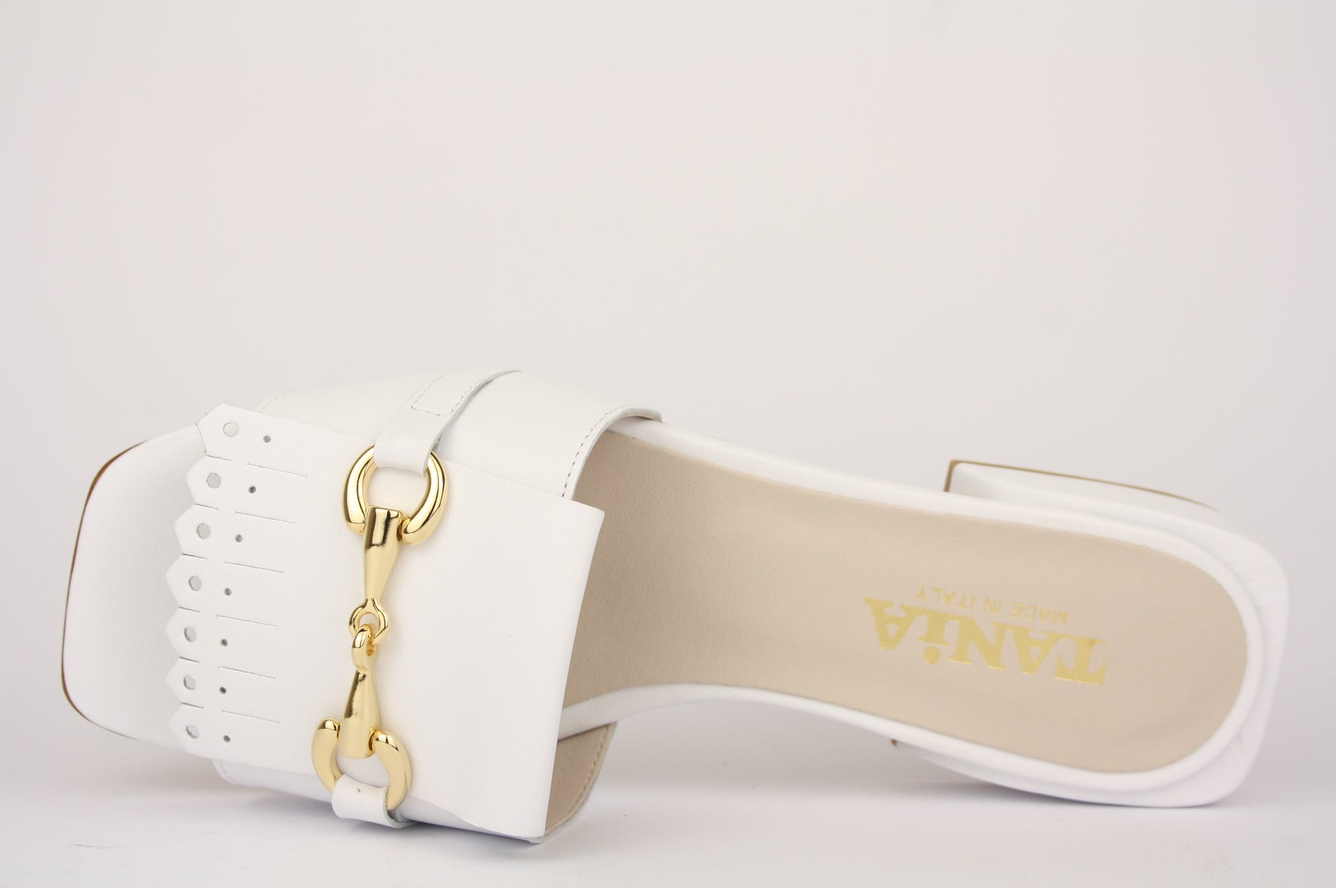 1630 BIANCO CIABATTA SANDALO DONNA
