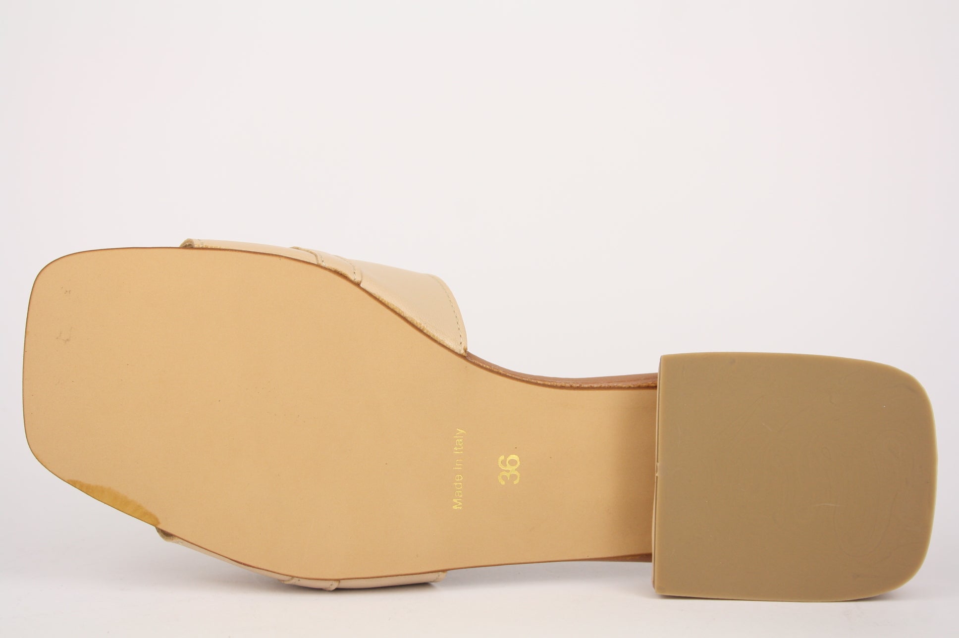 1630 BEIGE CIABATTA SANDALO DONNA
