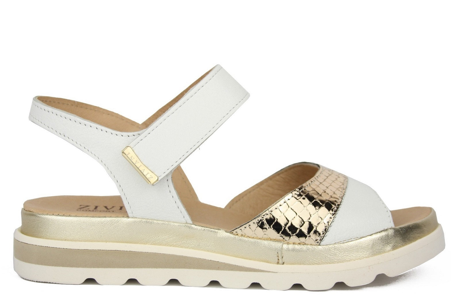 116 ELBA BIANCO SANDALO DONNA