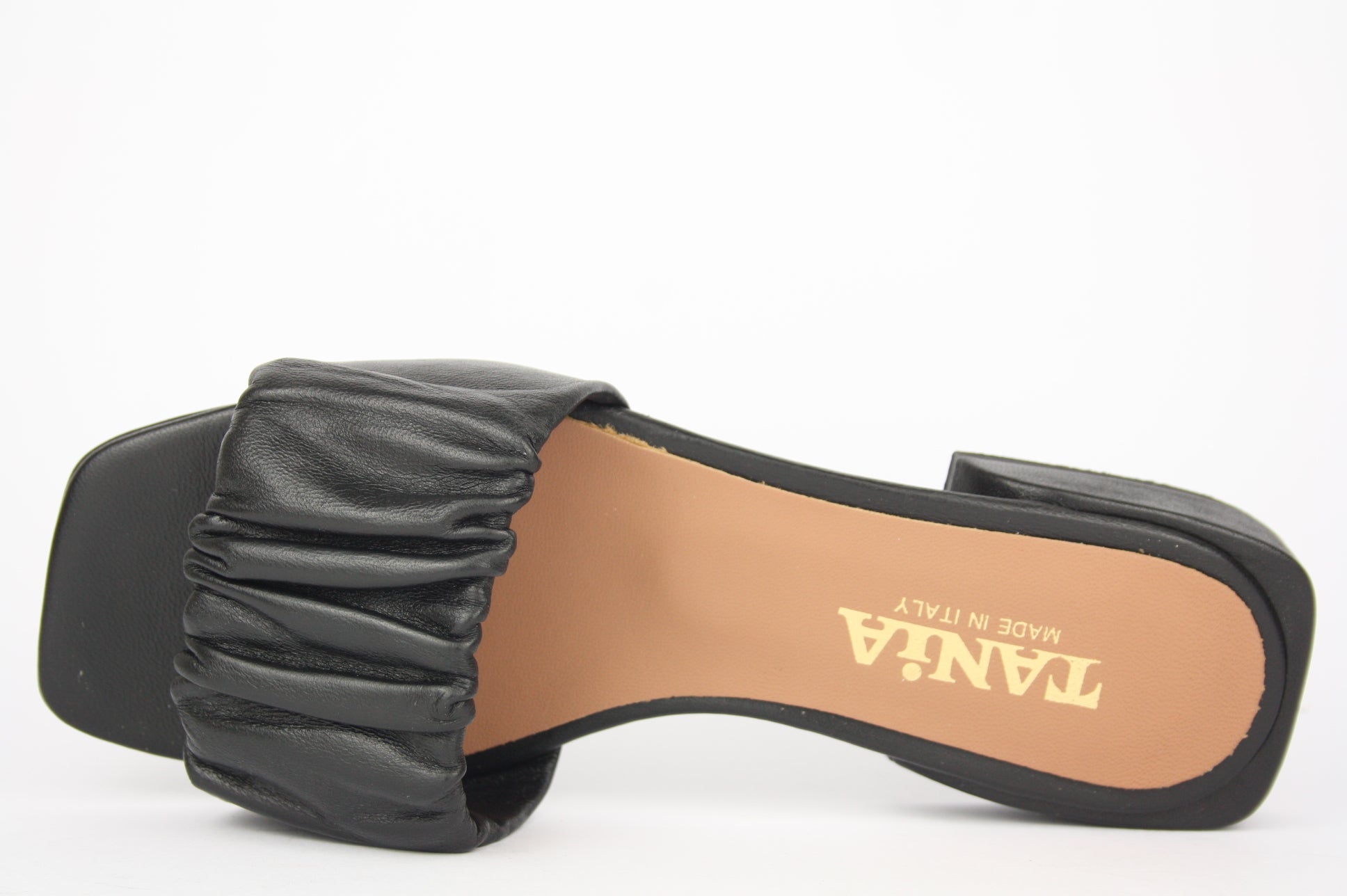 1611 NERO CIABATTA SANDALO DONNA