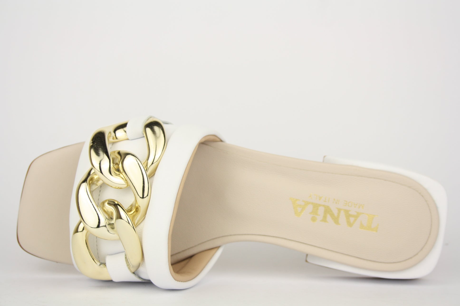 1635 BIANCO CIABATTA SANDALO DONNA