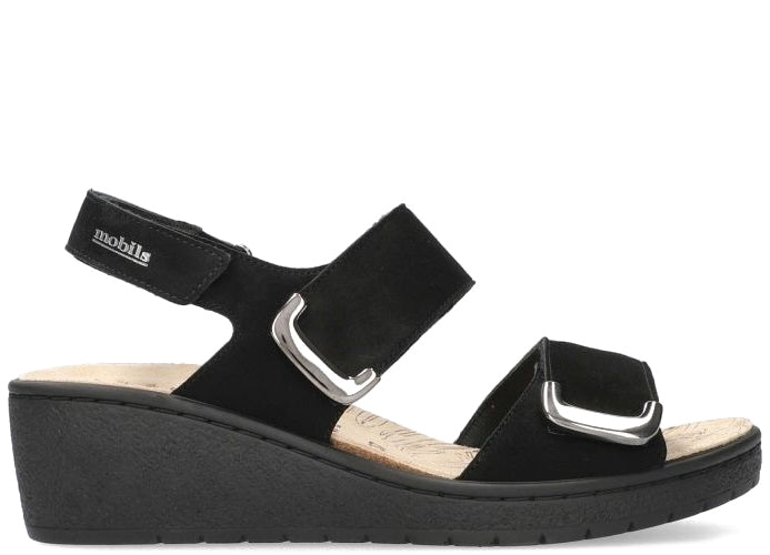 PAM CHIC MOBILS NERO SANDALO DONNA