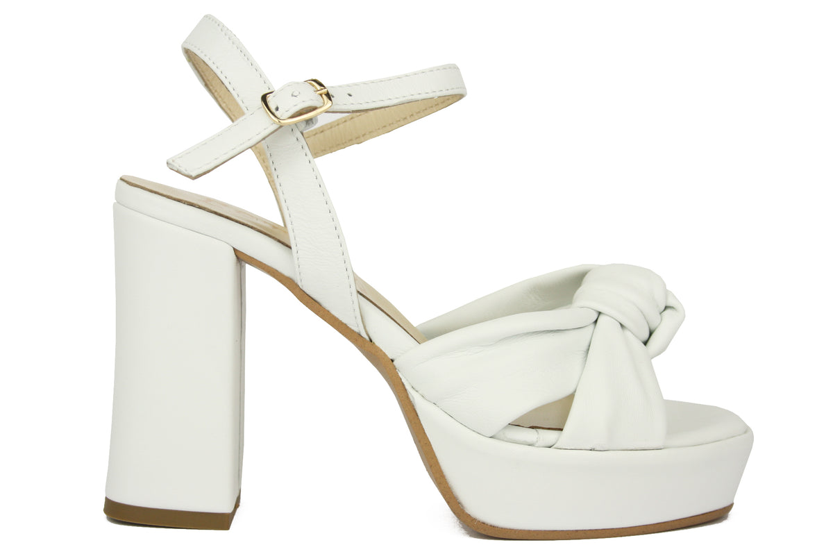 T7130 BIANCO SANDALO DONNA