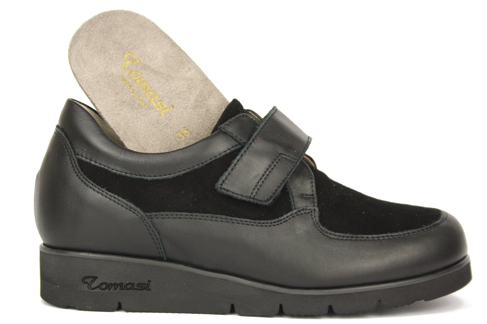 TAMARA - MAX NERO CHIUSURA A STRAPPO DONNA