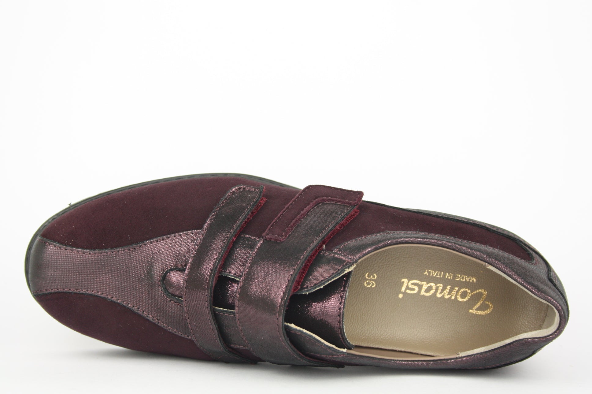 JOLE - NEW ALMA BORDEAUX CHIUSURA A STRAPPO DONNA