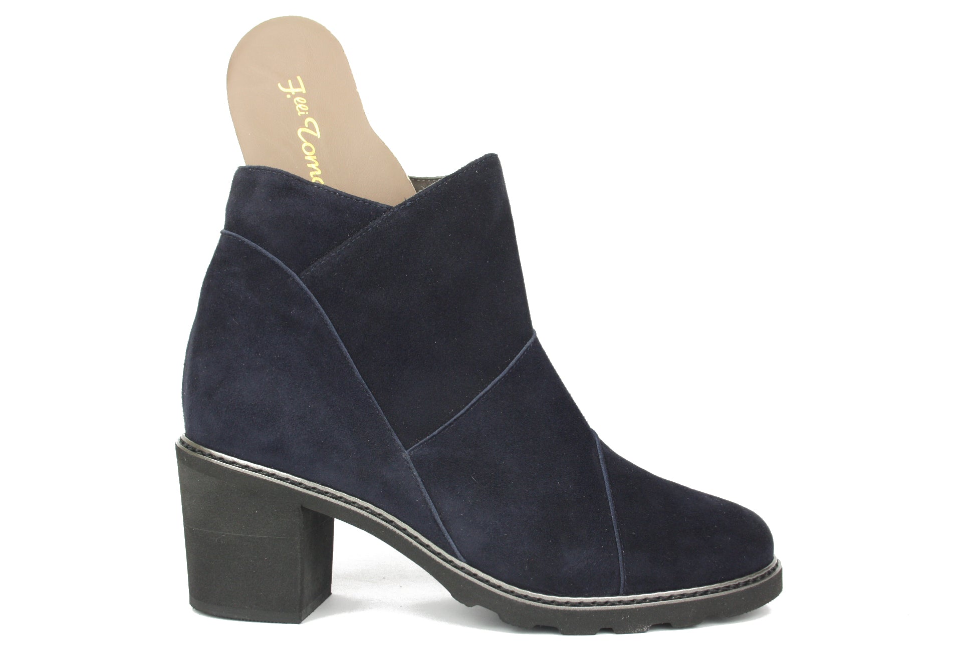 RUFINA - ALTA MICRO BLU TRONCHETTO DONNA