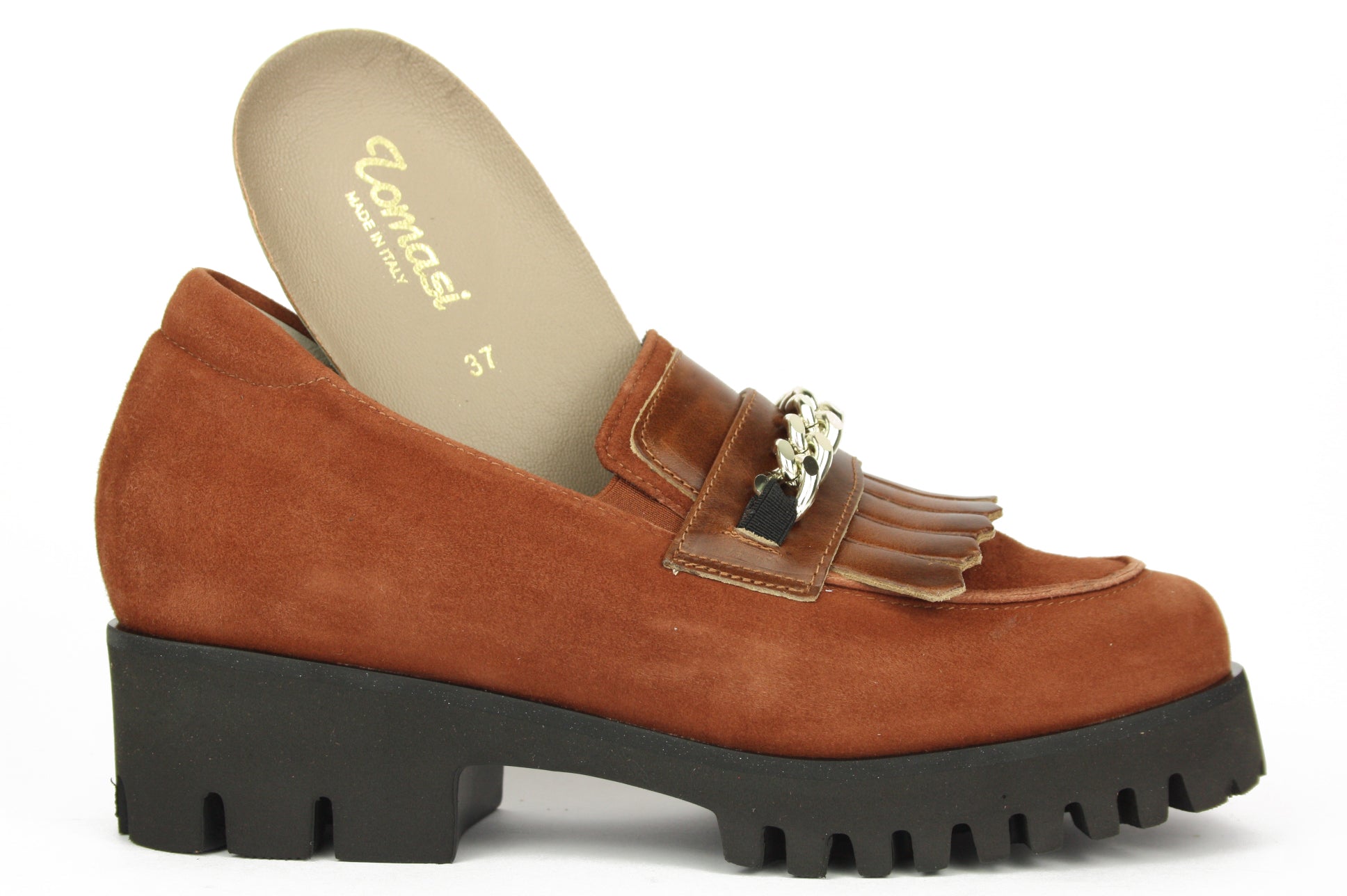 SOLE N.ALMA MATTONE MOCASSINO DONNA